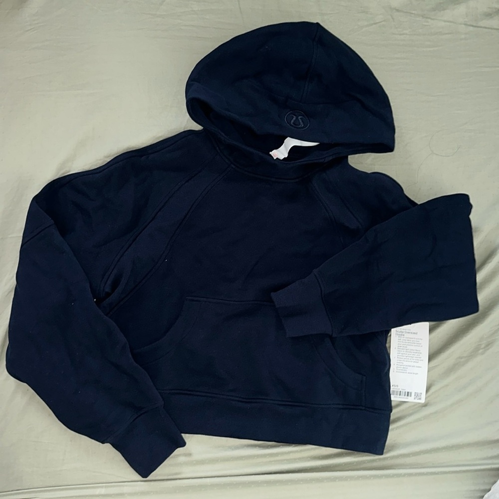 Women's lululemon oversized scuba Hoodie xs nwt